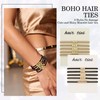 10 Pcs Blonde Boho Hair Ties Elastic Blonde Bracelet Ponytail
