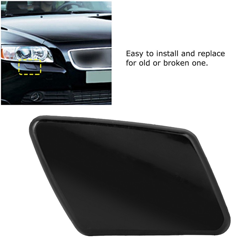 Car Right Front Bumper Headlight Washer Accessory Replacement Fit for