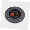 Operitacx 4pcs Round Speaker Terminal Binding Post Connector for Subwoofer
