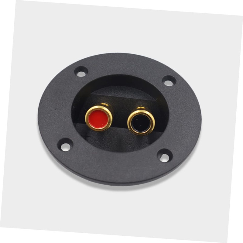 Operitacx 4pcs Round Speaker Terminal Binding Post Connector for Subwoofer