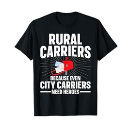 Funny Rural Carrier Art For Men Women Rural Mail Carrier T-Shirt