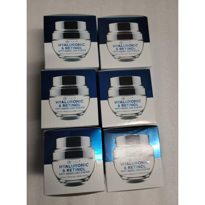 Retinol Clair Beauty Hyaluronic & Retinol Anti-aging Day Cream Evens