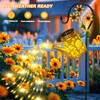 ostritec Solar Watering Can Lights Outdoor Garden Decor, Large Sunflower