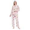 GLOBAL Womens Pajama Set Short Sleeve PJs for Women cotton