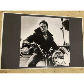 Vintage James Dean Triumph  Motorcycle Advertisement Poster C353