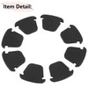 RLB-HILON 8PCS Cup Holder Insert Rubber Compatible with Chevy Silverado