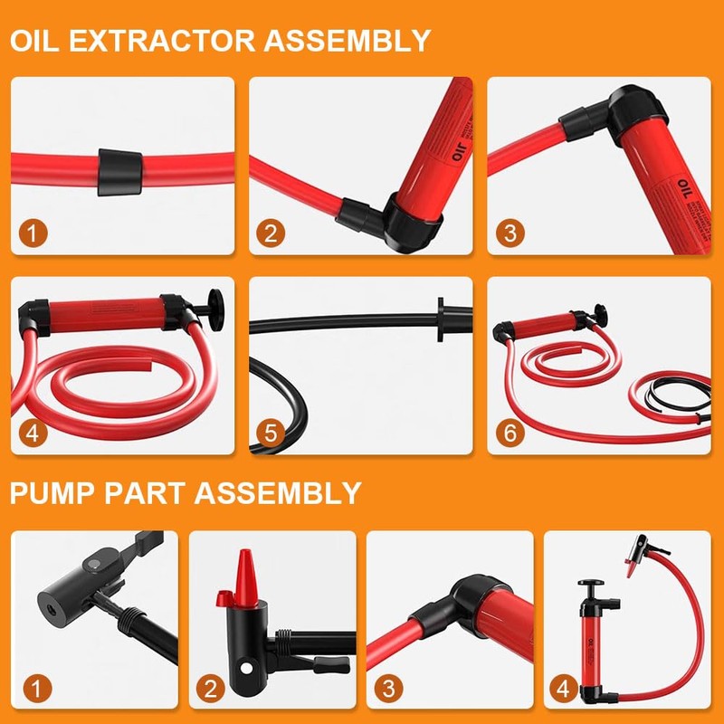 HEVLE Multi-Use Siphon Pump Fluid Transfer Pump, Siphon Fuel Transfer
