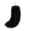 QinRuan Fluffy women's bag fox tail pendant keychain, cosplay faux
