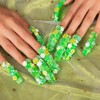 Lovful Curved Long Nails H26-H220 10Pcs Handmade Acrylic Press On