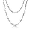 VNOX Silver Chain for Men Stainless Steel Necklace for Men