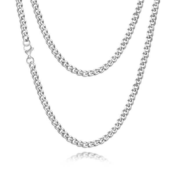 VNOX Silver Chain for Men Stainless Steel Necklace for Men