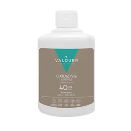 Valquer Hydrogen Peroxide 40 Vol. 12% Stabilised Cream | Oxidant Developer for Permanent Hair Colouring and Bleaching | With Ingredients of Natural Origin | Professional | 500 ml