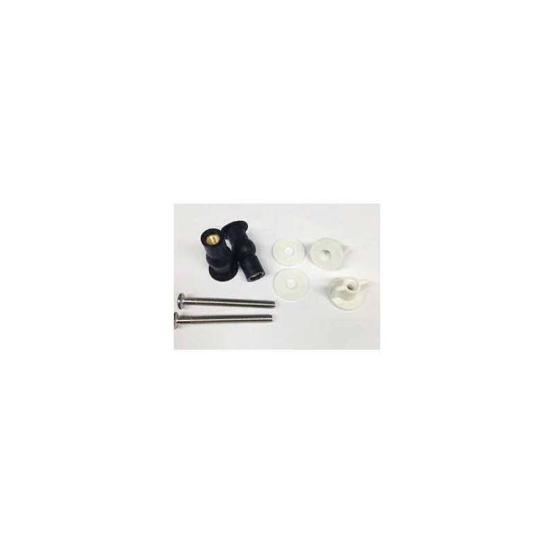 Toilet Seat Fixings Top Fix And Bottem Fix Universal Pack