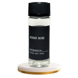 Desert Rose - Aromatherapy Fragrance Oil Inspired by Fairmont Hotels - 1.7 fl oz - Essential Oil Blend with Rose, Oud Wood & Vetiver Notes - Long Lasting Aroma Oil formulated for Waterless Diffusers