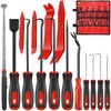 KEZE 15 Pcs Carbon Steel Precision Pick & Hook Set
