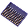 10pcs /set High Speed Dental Tungsten Steel Crown Metal Cutting