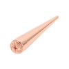 5 Pcs Punk Cone Spikes Studs Rose Gold Metal Long