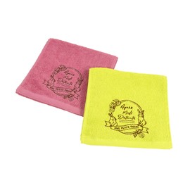 kosugizen Slim Baby Towel Rabbit 7.9 x 31.5 inches (20 x 80 cm), Set of 2 Colors, Slim Size, Fancy