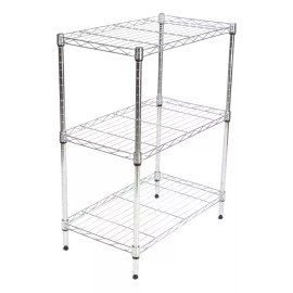 HDX o HYPER TOUGH Estante Anaquel Cromado 3 Niveles 340 Kg Envío Gratis Msi