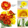 SNAIL GARDEN 30 Heads Artificial Gerbera Daisies with Dewdrop, 2