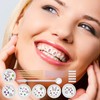Teeth Gems Jewelry | Stylish Teeth Crystal Set,Creative Tooth Gems