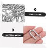 Mobestech Fencing Nails 200pcs Heavy Duty U-shaped Nails for Mesh