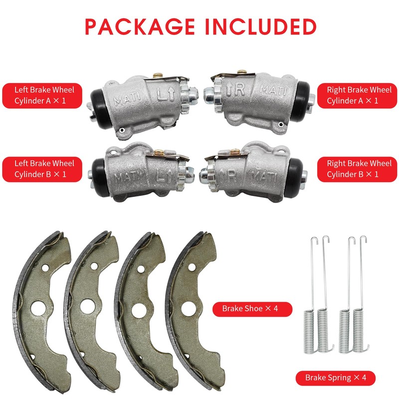 M MATI Front Brake Wheel Cylinders Left&Right All Four with