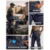 CQR Men's Military Cargo Pants, Water Resistant Ripstop Army Combat