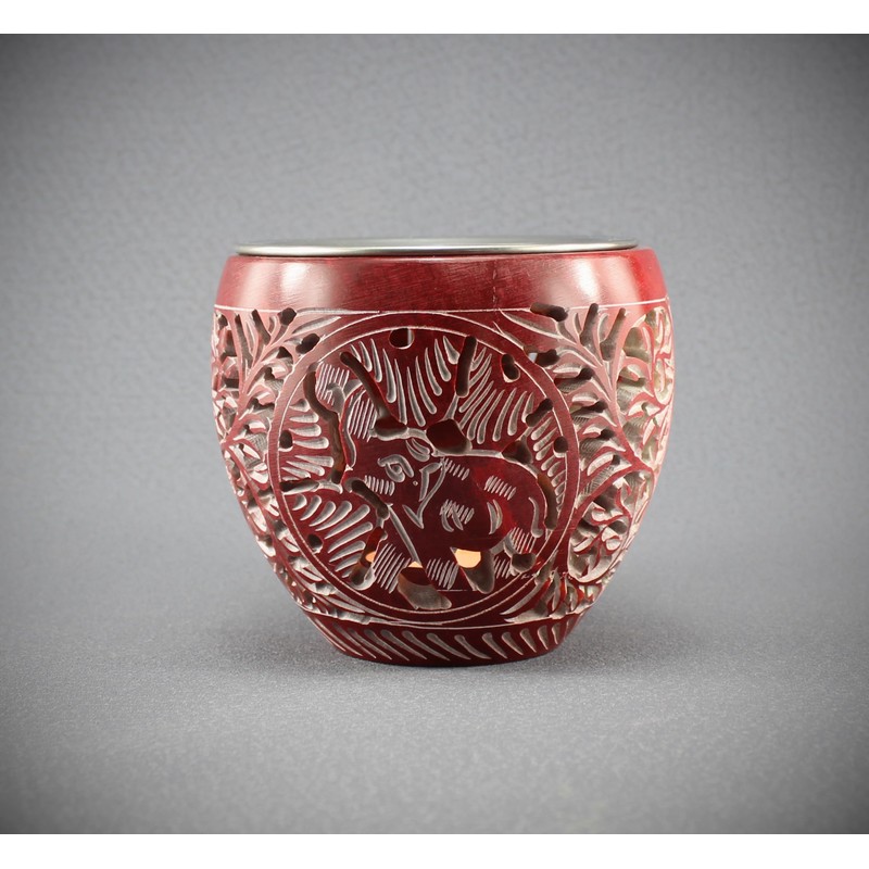 Budawi® Soapstone Incense Burner with Strainer