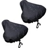 CZlinOduMMX Saddle Protector Waterproof Bicycle Set of 2 Seat Covers