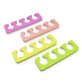 Toe Separators Set - Premium Pedicure Tool Kit 24 PCS Super Soft & Durable Two Tone ZMOI