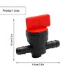 Rumyve 2Pcs Fuel Shut Off Valve,Durable Straight Gas Valve with