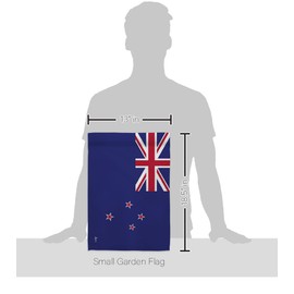 Americana Home & Garden New Zealand Garden Flag Set with Stand Regional Nation International World Country Particular Area House Decoration Banner Small Yard Gift Double-Sided, Made in USA