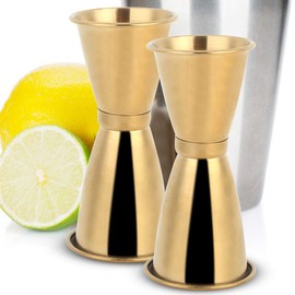 Vaso Medidor Cocina, Taza Medidora de Acero Inoxidable, Vaso medidor de bar Jigger para cócteles Copa de Vino Taza de Onzas Herramientas de Medición de Líquidos para Bebidas Barman