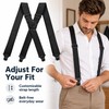 Heavy Duty Suspenders for Men – Adjustable 1.5-Inch Wide Elastic