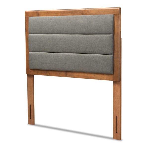 Baxton Studio Dexter Modern and Contemporary Dark Grey Fabric Upholstered