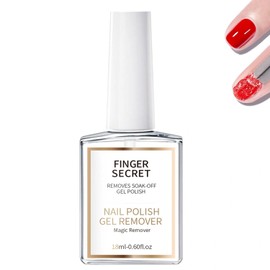 Gel Nail Polish Remover 18ml | Fast Acting Soak Off Magic Gel Remover for UV/LED Gels Polish, Conditioner Enriched | No Damage, Gentle on Natural Nails