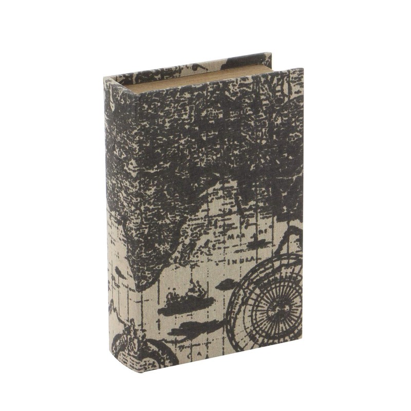 Deco 79 Wooden Decorative Box Faux Book Book Shaped Boxes