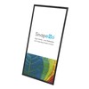 SnapeZo Poster Frame 11x24 Inches, Black 1.2 Inch Aluminum Profile,