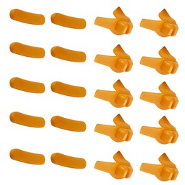 Suuonee Cabeza de desmontaje del neumático, protector universal del borde del inserto del pato desmontable de montaje del cambiador de neumáticos 20pcs