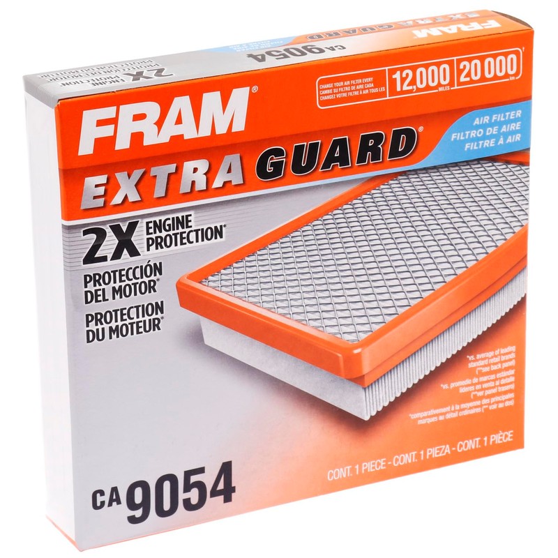 FRAM Extra Guard CA9054 Replacement Engine Air Filter for Select