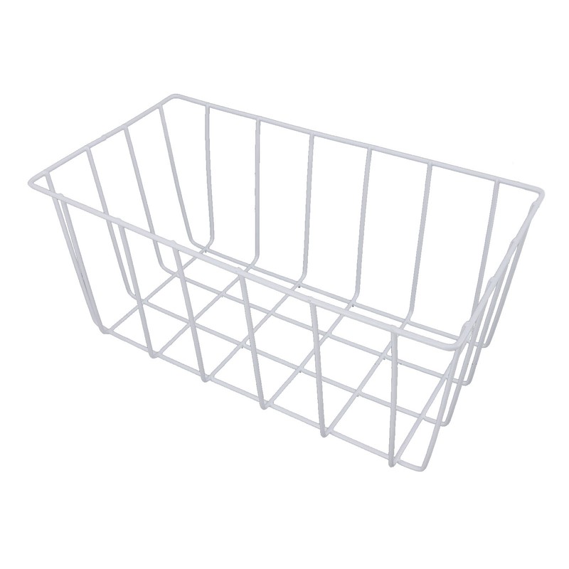 Freezer Storage Basket Refrigerator Divider Organizer Bin Metal Wire Separation