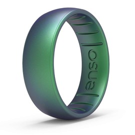 Enso Rings Classic Legend Silicone Ring - Made in The USA - an Ultra Comfortable, Breathable, and Safe Silicone Ring - Men's and Women's Silicone Wedding Ring (Dragon, 8)