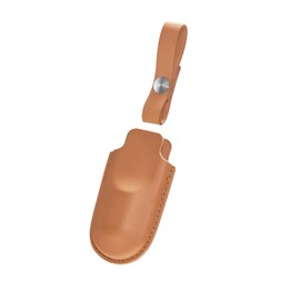 HOZO NeoRulerGO Brown Microfiber Leather Case – Elegant Leather Sleeve with Keyring for NeoRulerGO, Classic Brown Design with Refined and Stylish Appeal,Easy to Carry and Secure