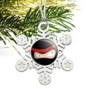 GRAPHICS & MORE Ninja Face Head Funny Metal Snowflake Christmas