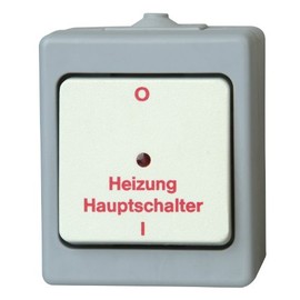 Kopp 567348009 Heizungshauptschalter Aufputz-Feuchtraum Standard