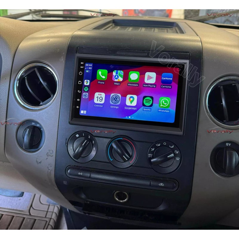 Vorally For 2004-2008 Ford F150 Dash Radio Bluetooth Wireless CarPlay