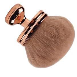 HAPPOW Large Tanning Brush For Body - Extra Soft Oval Kabuki Brush For Self Tanner, Sunscreen & Bronzer, Streak-Free Face & Leg Makeup Applicator (Rose Gold)