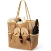 Bolsa de Playa para Mujer,Tote Bag Mujer de Malla Plegable,Amarillo