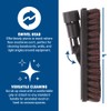Carlisle FoodService Products 36531027 Swivel Scrub Brush, 8", Rust